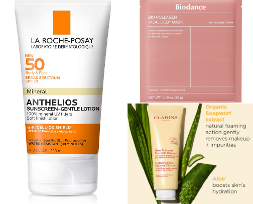 Everything you need for perfect skin cover photo collage