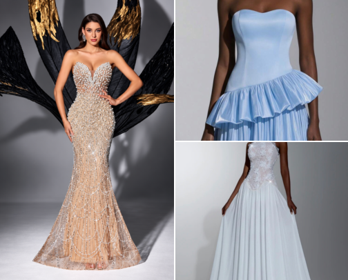 Prom dress cover photo collage