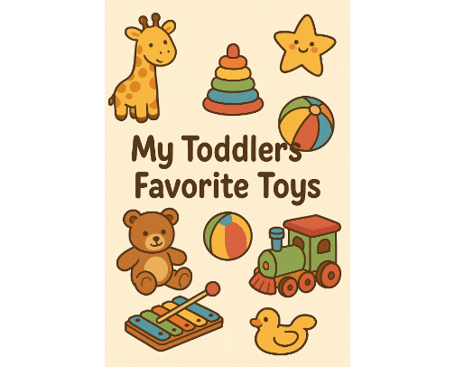 My Toddler's Favorite Toys cover photo collage