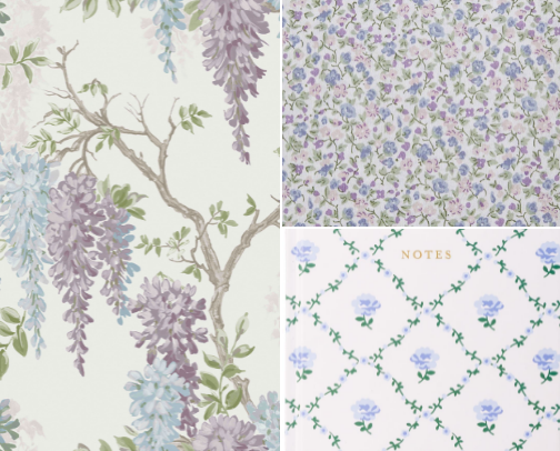 Laura Ashley everywhere? yes please!! Fab finds for fans of the floral, Romantic, Vintage, and timeless English Brand cover photo collage