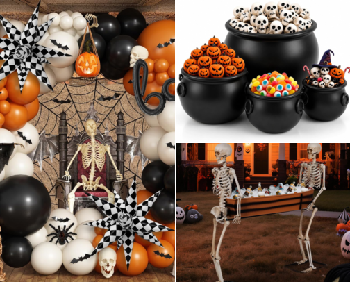 Trick or Treat & Halloween Decor cover photo collage