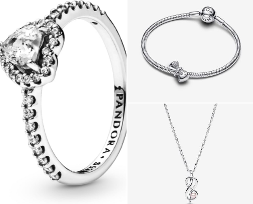 Pandora jewerly cover photo collage