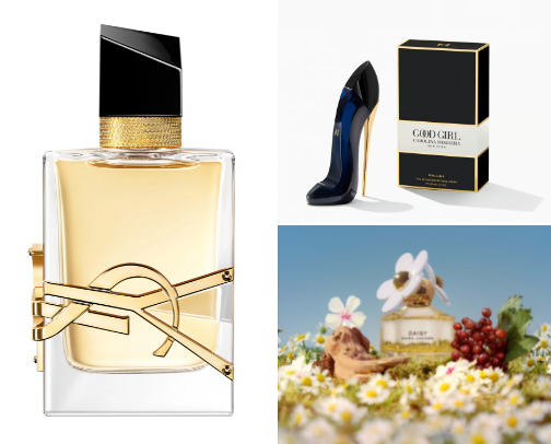 Best smelling perfumes cover photo collage