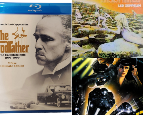 My favorite movies and music. cover photo collage