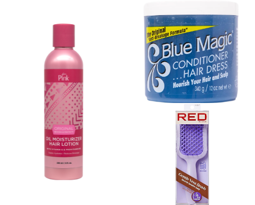 Natural Hair Must Haves cover photo collage