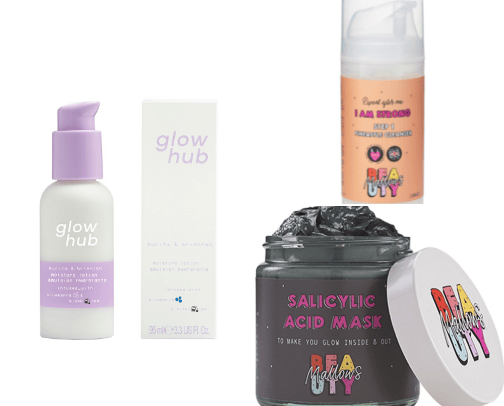 Skincare musthaves cover photo collage