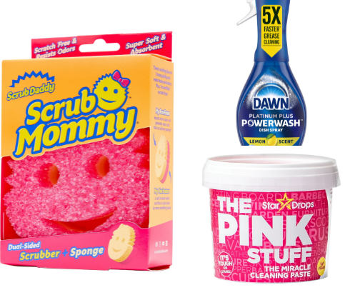 Budget friendly household/cleaning items cover photo collage