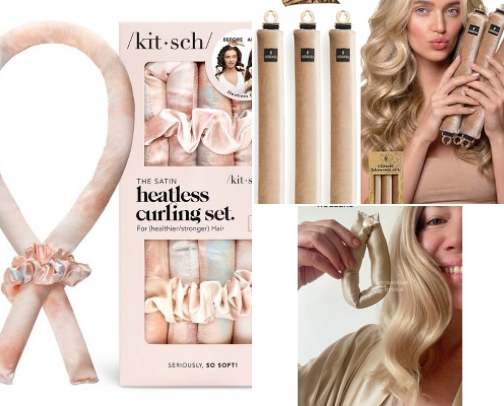 15 Overnight Heatless Hair Tools That Give You a Salon Blowout While You Sleep cover photo collage