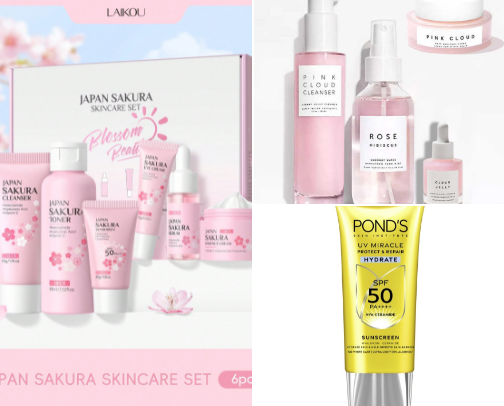 My favorite beauty recs cover photo collage
