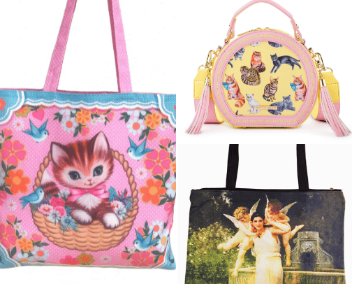 cat bags 🎀 cover photo collage