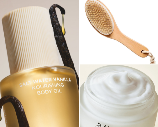 skincare routine for oily/combo/acne prone skin! cover photo collage