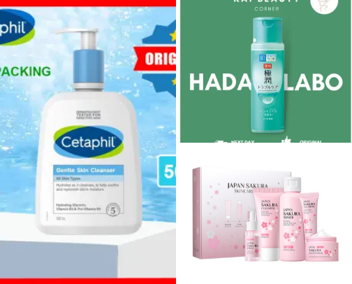 Top Skincare Products for Oily Skin in the Philippines (Available on Lazada) cover photo collage