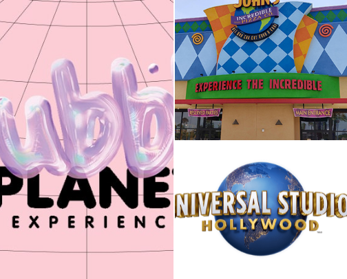 Family fun in La cover photo collage