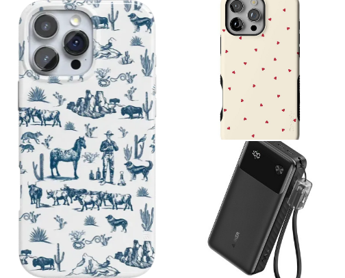 The best tech accessories for a chic girl 🍸🐆 cover photo collage