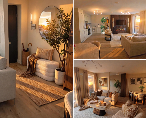 A Warm Earthy Luxury Home Collection cover photo collage