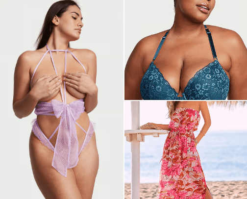 Victoria Secret Sale cover photo collage