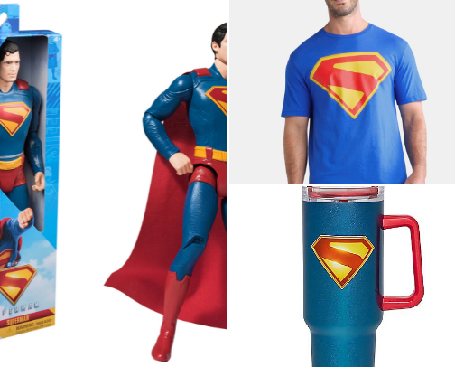 Superman Merch cover photo collage