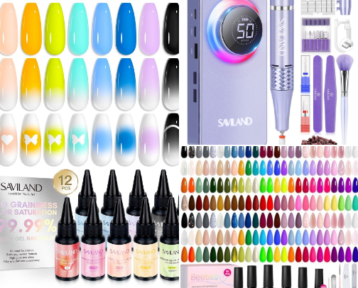 My favorite nail recs cover photo collage
