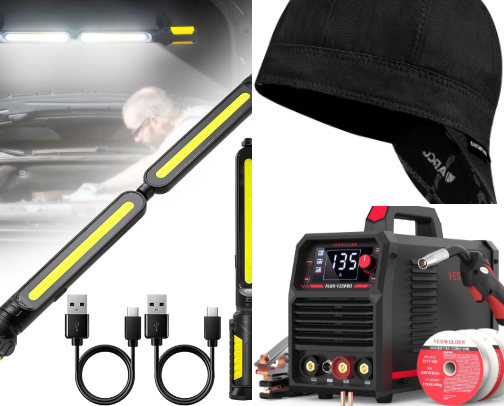 Blue Collar Fathers Day Gift List cover photo collage