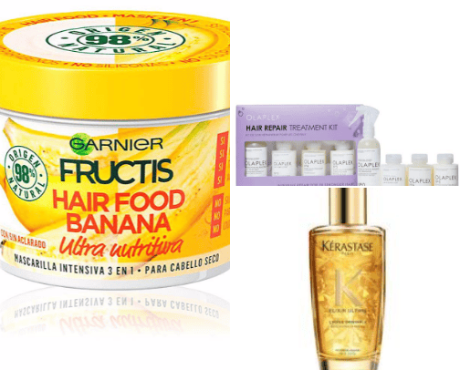 Hair care cover photo collage