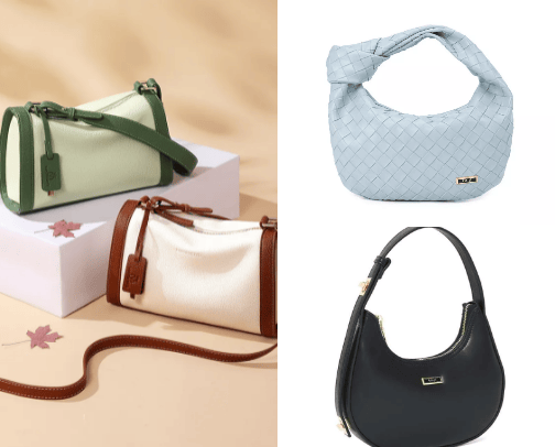 Women's bag : that looks beautiful and unique cover photo collage
