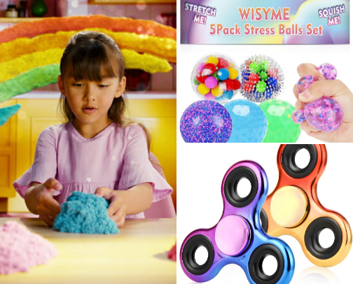 Seventeen Sensory Toys for a Calming and Engaging Holiday (and Beyond!) cover photo collage