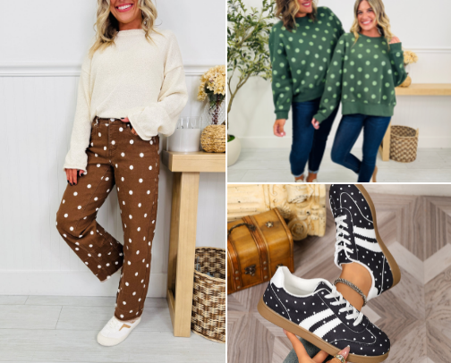 Polka Dot Finds cover photo collage