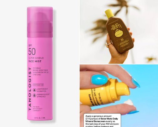 Sunscreens I Swear By – Daily, Beach Days & Beyond cover photo collage