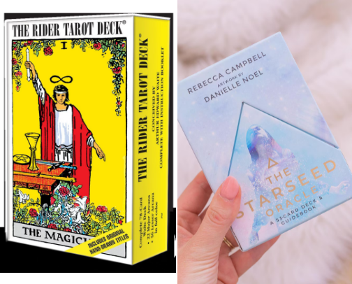 Tarot & Oracle Decks cover photo collage