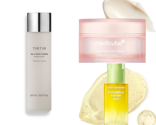 elder millennial skincare must haves cover photo collage
