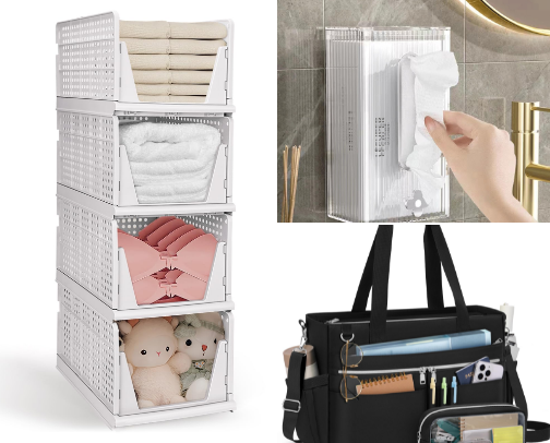 Organizing and Cleaning Helpers cover photo collage