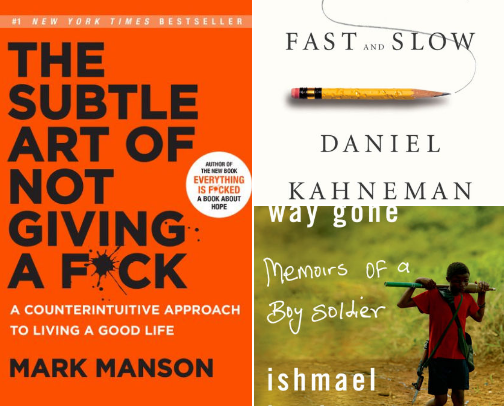 My favorite book recs cover photo collage
