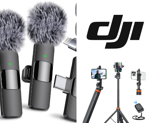 Vlogging tools cover photo collage