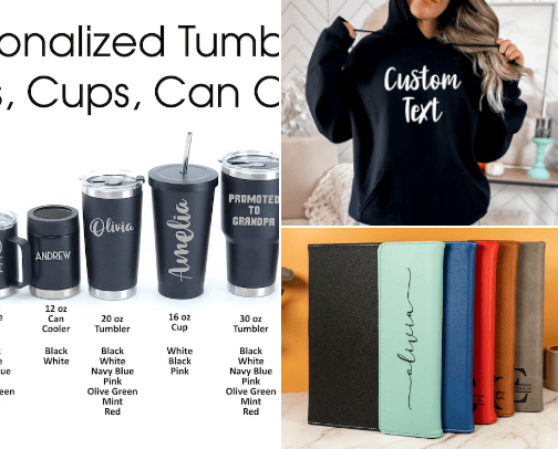 Personalized Gifts cover photo collage