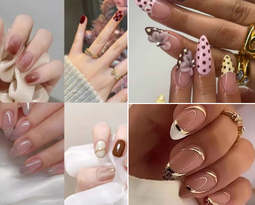 Press on nails u must have!!Affordable & Easy cover photo collage