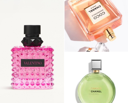 Fragrances cover photo collage