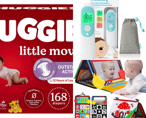 Baby shower gifts cover photo collage