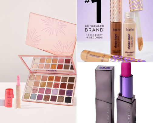 "My makeup addiction, products I love, and would recommend!" cover photo collage
