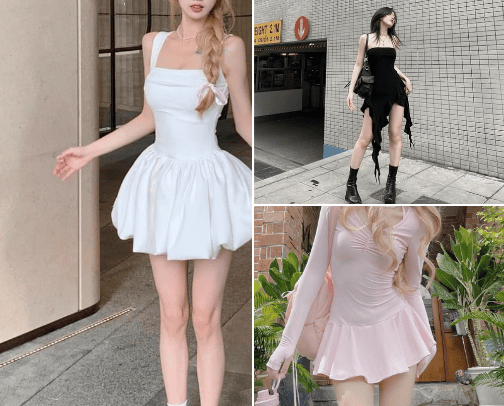 The prettiest dresses cover photo collage