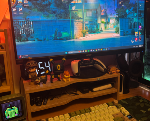 My desk setup! cover photo collage