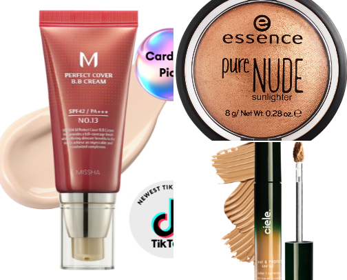 makeup must-haves 💋 cover photo collage