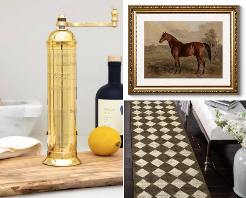 Transitional moody home decor 🏠🖼 cover photo collage