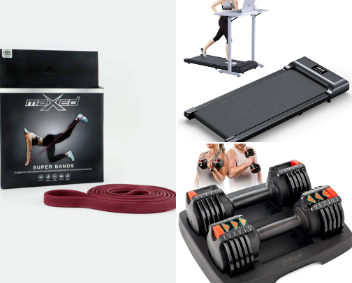 My go to gym equipments cover photo collage