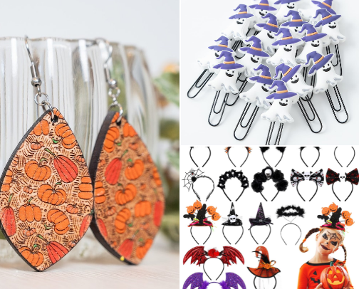 🎃 Cute Halloween Accessories cover photo collage