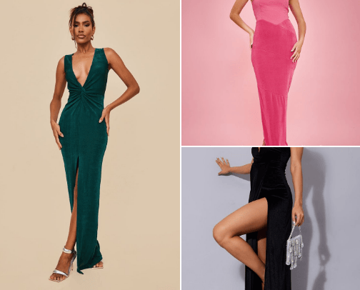 Prom dresses cover photo collage