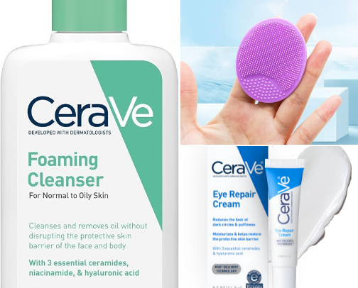 Complete Drugstore Skincare Routine for Beginners cover photo collage