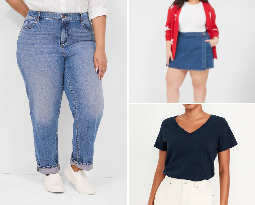 Plus size fashion cover photo collage