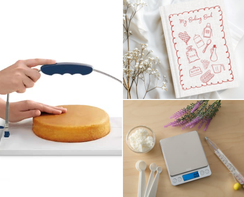 Baking + Kitchen Essentials cover photo collage