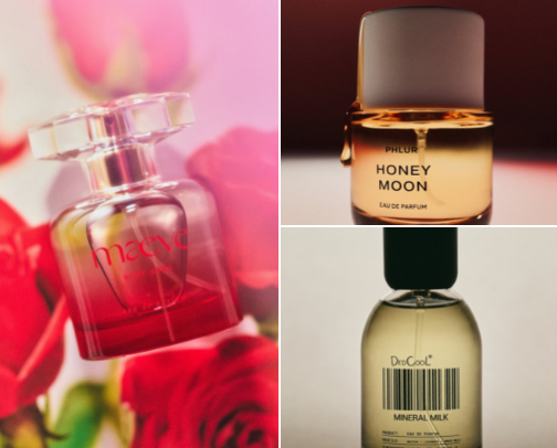 Feminine Perfumes & Scents for Women cover photo collage