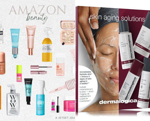 Skin care routine cover photo collage